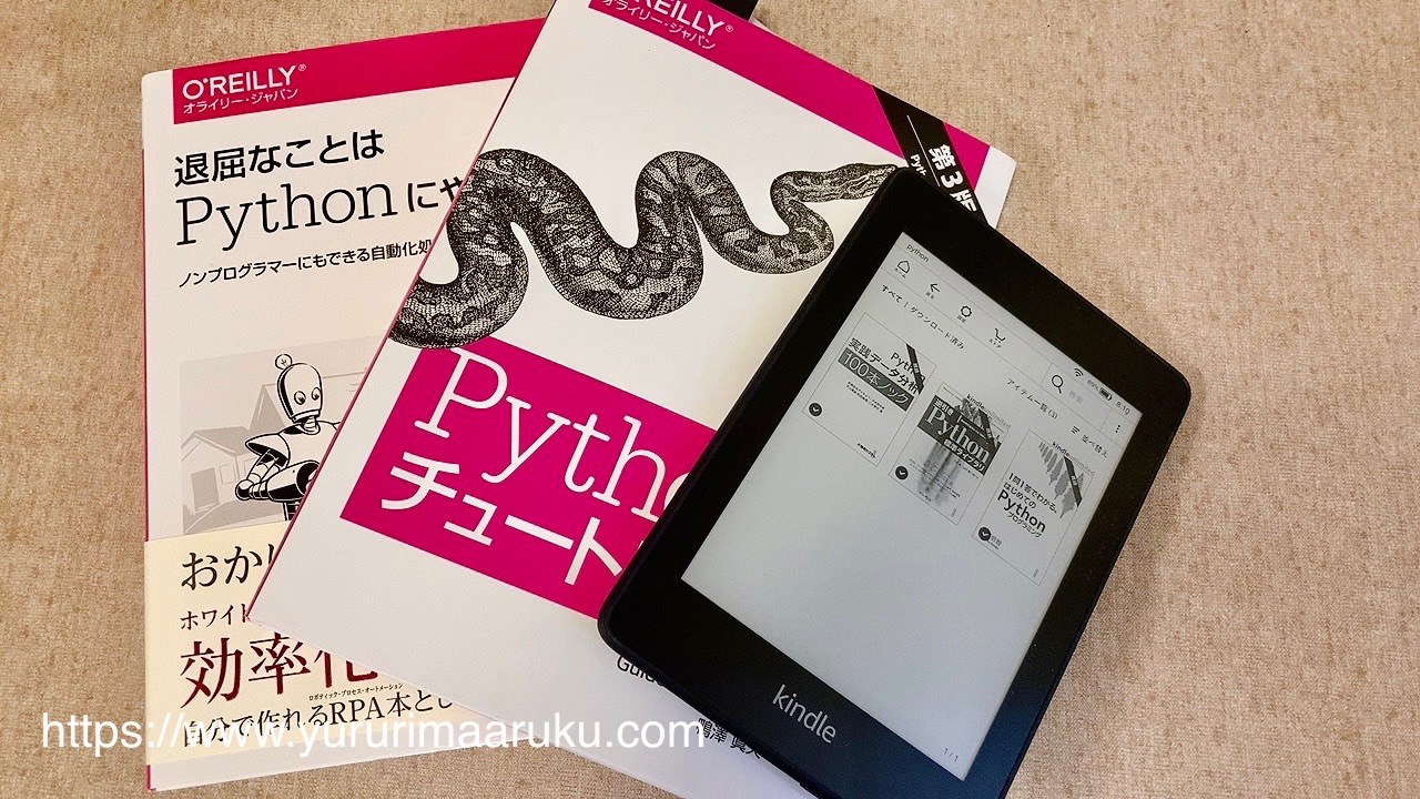 Python習得の進み具合 ゆるりまあるく